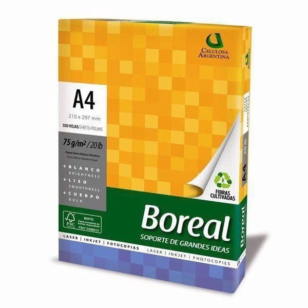 Papel A4 Boreal
