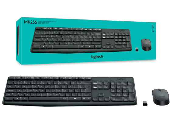 Teclado e Mouse Sem Fio Mk235 Logitech