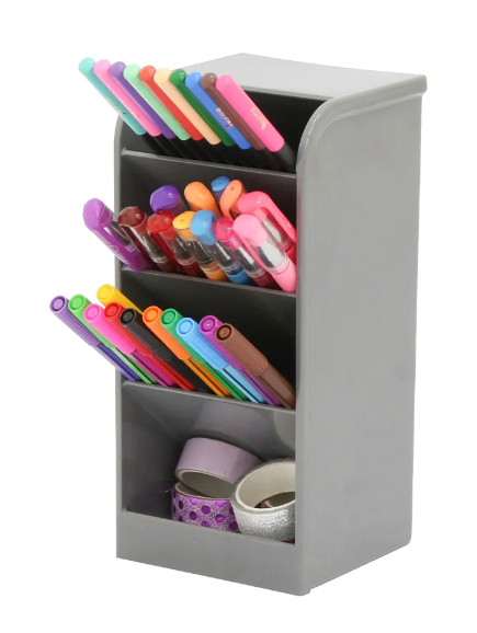 Porta Canetas Organizador De Mesa Diagonal