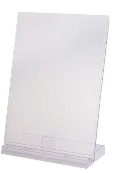 Quadro De Avisos Display Office Frontal A4 C/ Suporte