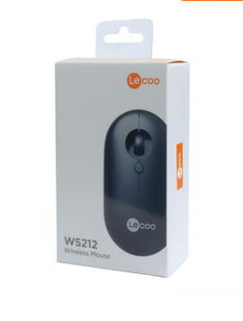 Mouse Wireless WS212 USB Preto Lecoo