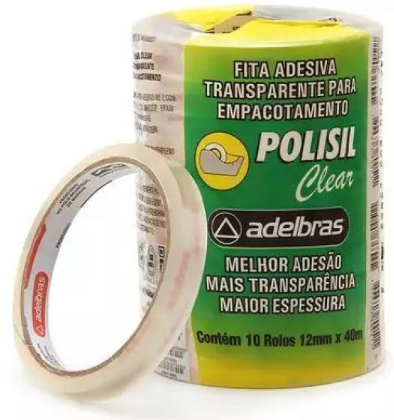 Fita Adesiva Transparente 12mm x 40m