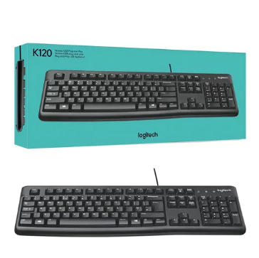 Teclado Com Fio Usb K120 Logitech
