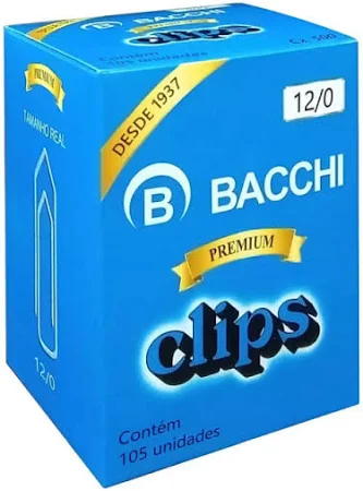Clips Galvanizado 12/0 500g – BACCHI