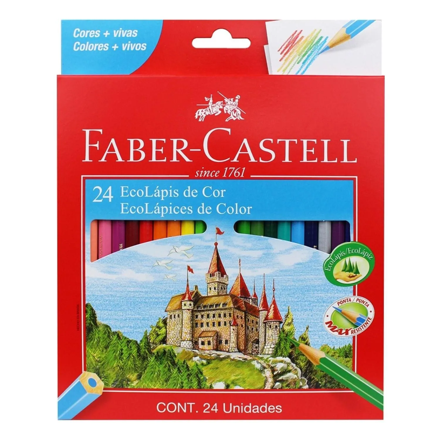 Lápis de Cor 24 Cores FABER-CASTELL