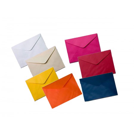 Mini Envelope Colorido Visita 6,7x10mm