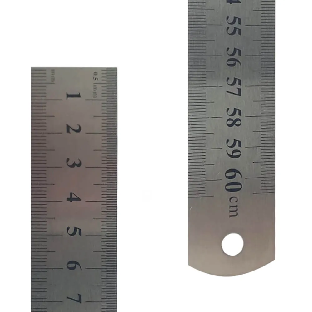 Régua de Aço Inox 60cm WESTERN