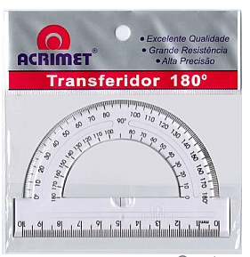Transferidor Escolar 180º ACRIMET